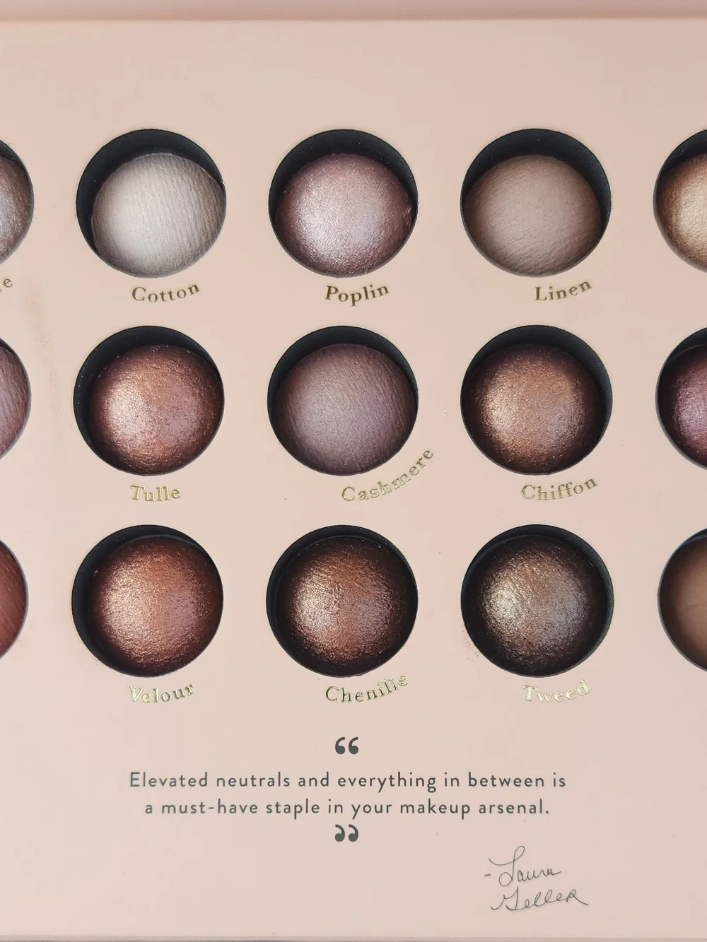 Laura Geller Neutral Wardrobe Baked Eyeshadow Palette